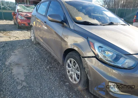 2013 Hyundai Accent Gs из США, поврежденный, VIN KMHCT5AE1DU131377